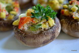 Грибы фаршированные