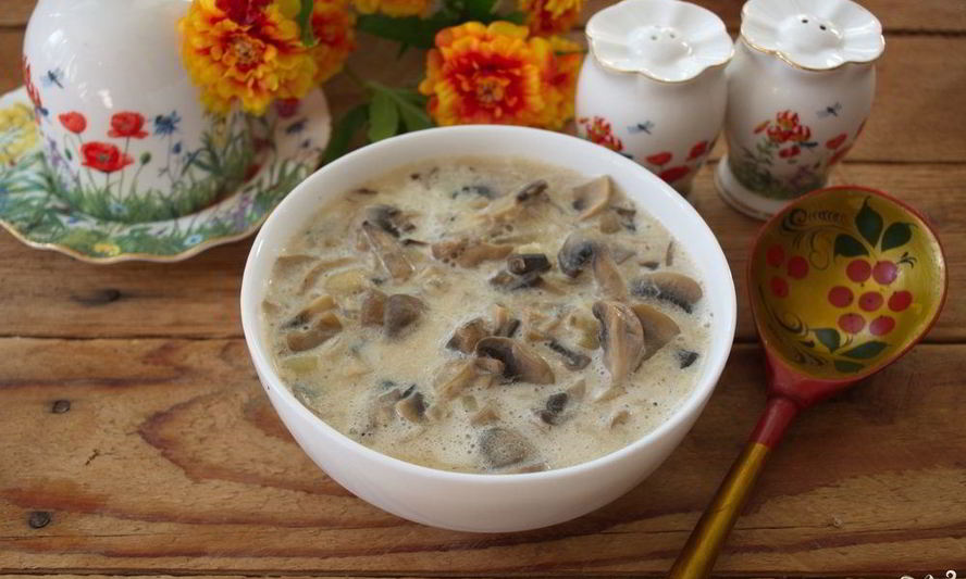 Рецепт грибов под соусом