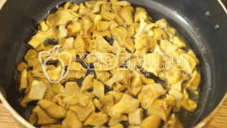 лисички жареные с картофелем