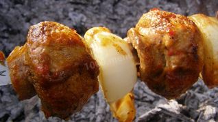 Шампиньоны на костре