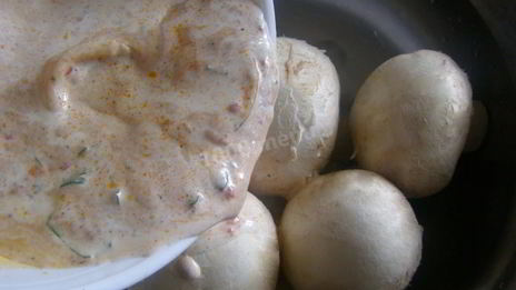 шампиньоны на костре