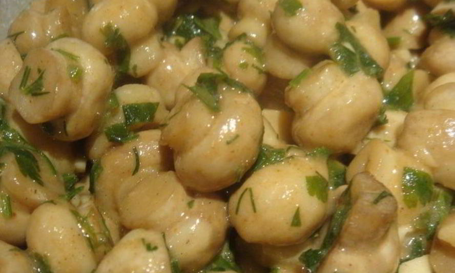 Рецепт шампиньонов в горчичном маринаде