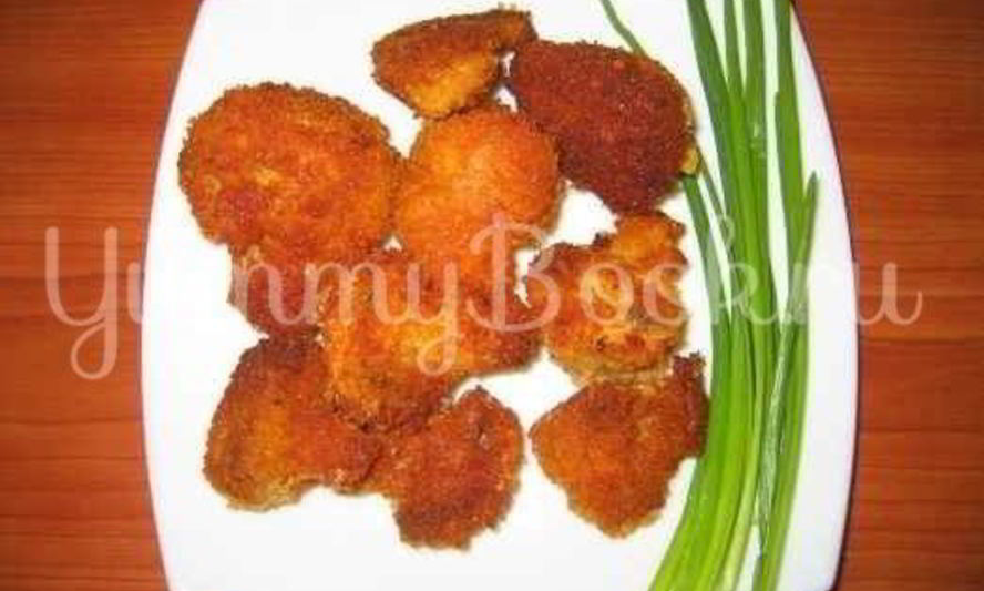 Рецепт шампиньонов в панировке