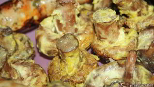 Шампиньоны в сметане с карри