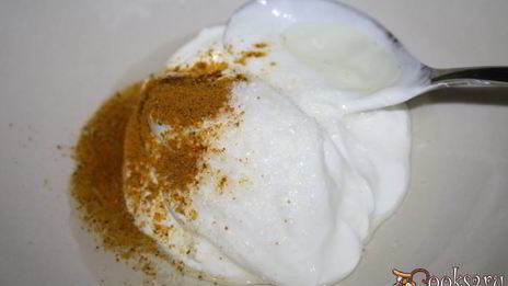 шампиньоны в сметане с карри