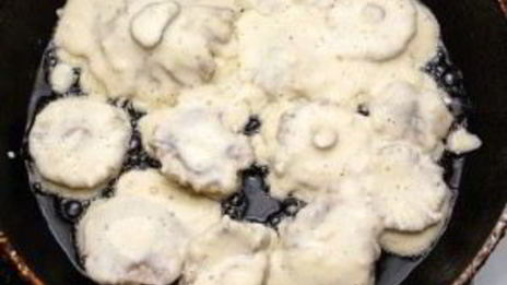 сыроежки в кляре