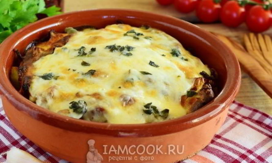 Рецепт вешенок с картошкой в духовке