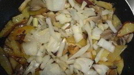 вешенки, жареные с картошкой