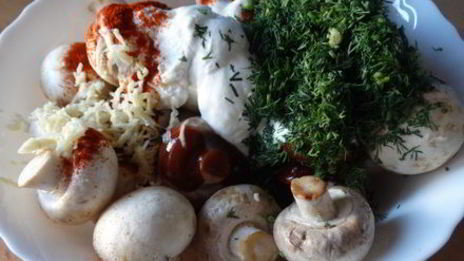 запеченные грибочки