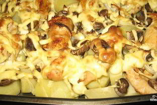 Запеченные опята