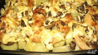 Запеченные опята