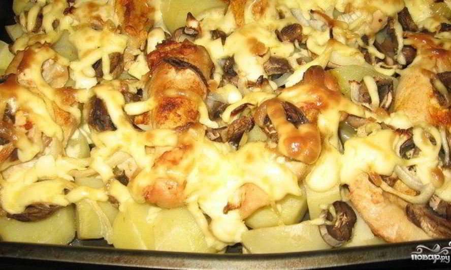 Рецепт запеченных опят