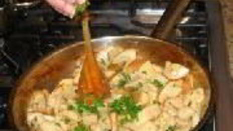 жареные грибы