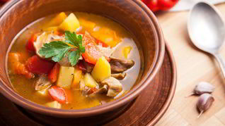 Грибной суп-гуляш