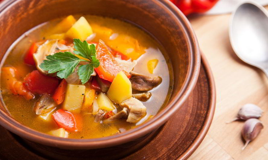 Рецепт грибного супа-гуляша