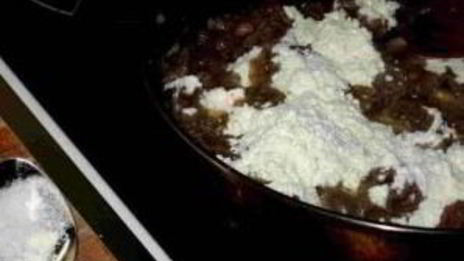 гуляш из баранины с подливкой