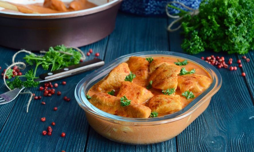 Рецепт гуляша из индейки с подливкой