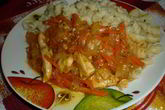 Гуляш из куриной грудки