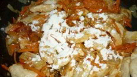 гуляш из куриной грудки