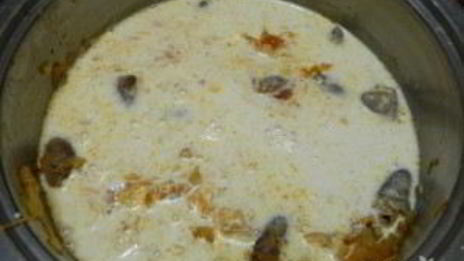 гуляш из куриных сердечек