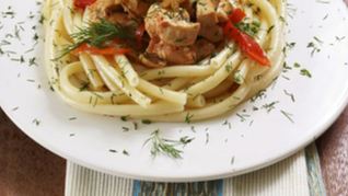 Гуляш из курицы с лечо