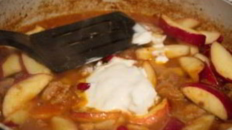 гуляш из свинины с картофелем