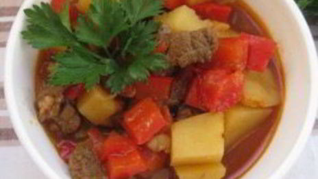 гуляш по-венгерски из говядины