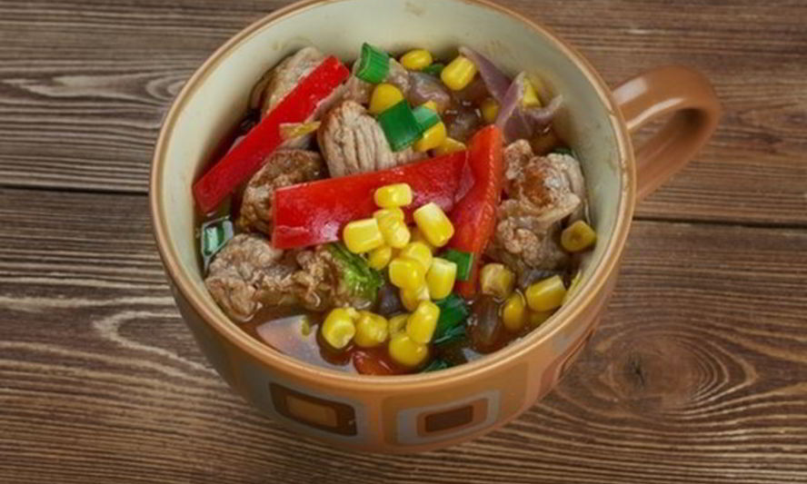 Рецепт гуляша с кукурузой