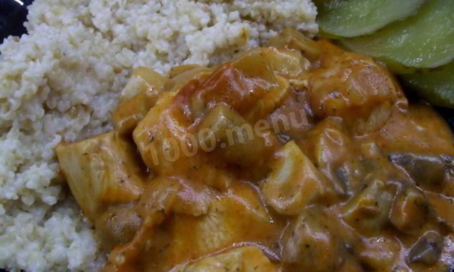 Рецепт куриного гуляша из филе курицы