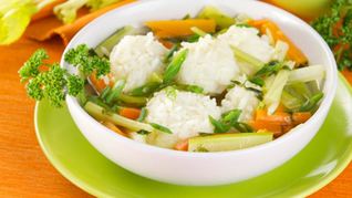 Картофельно-рисовые клецки