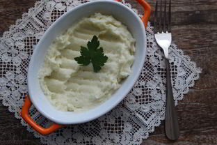 Картофельное пюре с чесноком