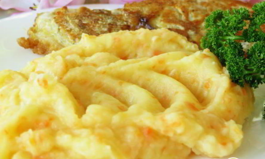 Рецепт картофельного пюре с морковью и сыром пармезан