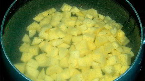 картофельное пюре с соусом