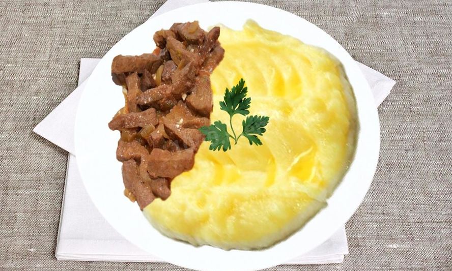 Рецепт картофельного пюре с яйцом на сливках