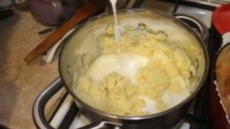 картофельное пюре со свининой