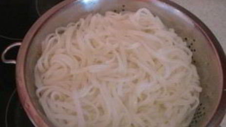 китайская лапша с морепродуктами