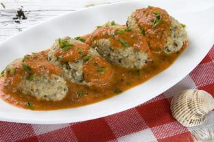 Клецки из морепродуктов