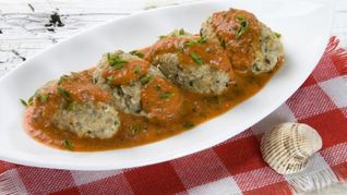 Клецки из морепродуктов