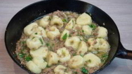 клецки с тунцом