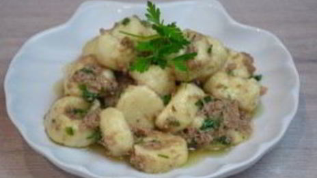 клецки с тунцом