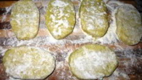 картофельные котлеты с брынзой