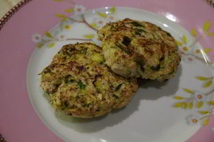 Котлетки из индейки с цукини и мятой