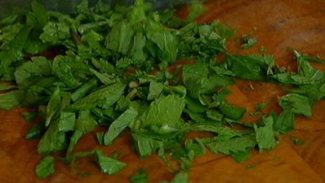 котлетки из индейки с цукини и мятой