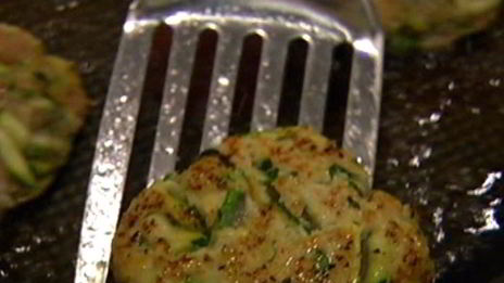 котлетки из индейки с цукини и мятой