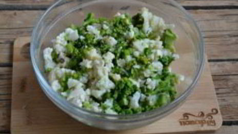 котлеты из брокколи и цветной капусты