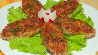 Котлеты из рыбных консервов