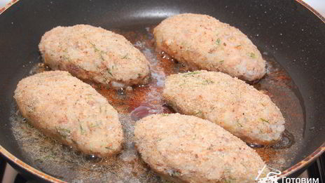 котлеты из рыбных консервов