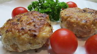 Котлеты мясные с тыквой