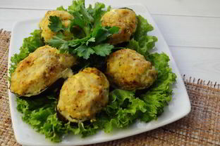 Котлеты на баклажане