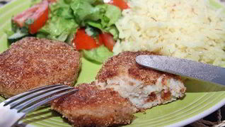 Котлеты рыбные в панировке